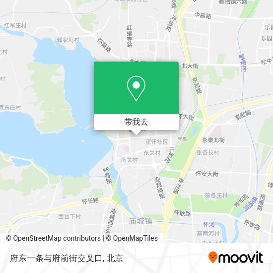府东一条与府前街交叉口地图