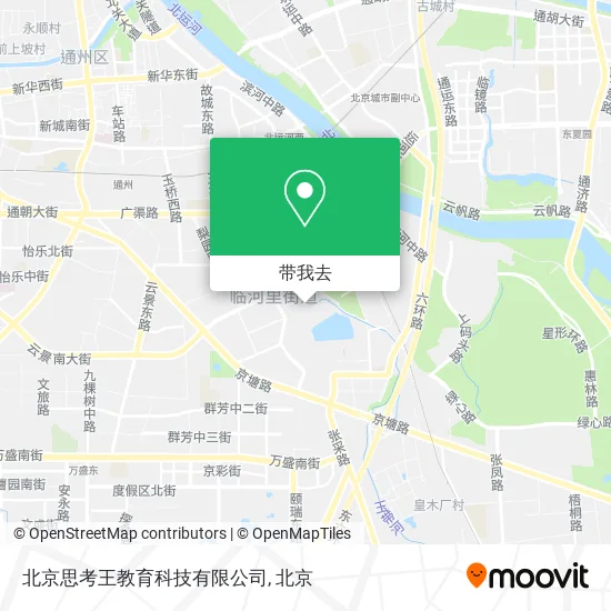 北京思考王教育科技有限公司地图