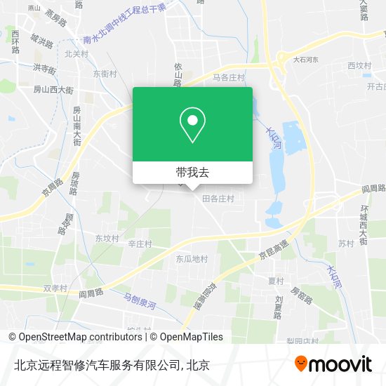 北京远程智修汽车服务有限公司地图