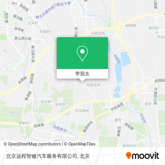 北京远程智修汽车服务有限公司地图