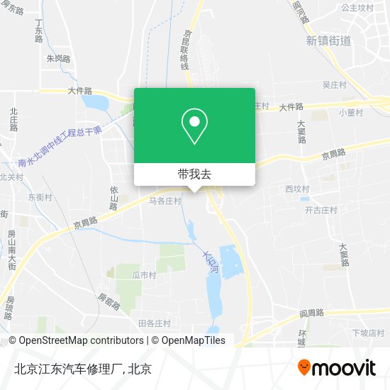 北京江东汽车修理厂地图
