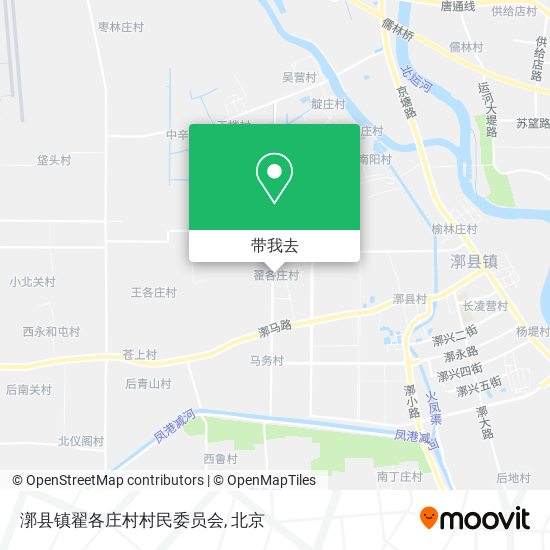 漷县镇翟各庄村村民委员会地图