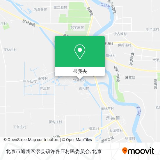北京市通州区漷县镇许各庄村民委员会地图