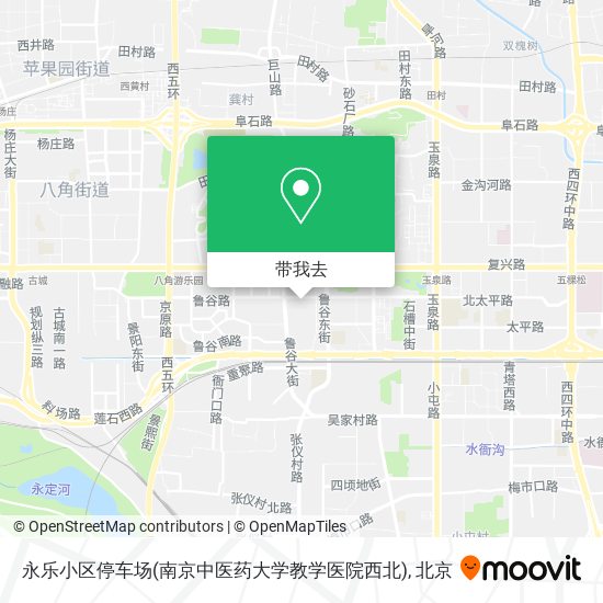 永乐小区停车场(南京中医药大学教学医院西北)地图