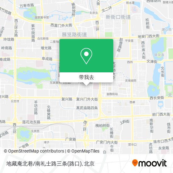 地藏庵北巷/南礼士路三条(路口)地图