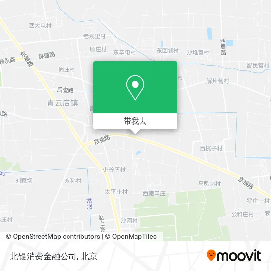 北银消费金融公司地图