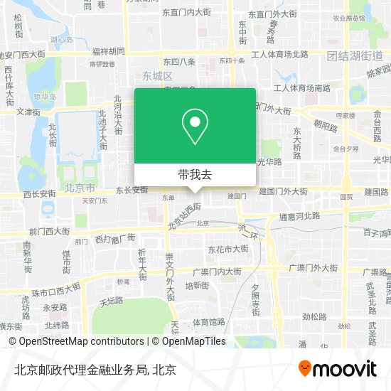 北京邮政代理金融业务局地图