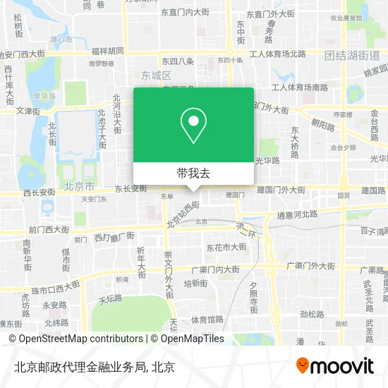 北京邮政代理金融业务局地图