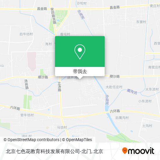 北京七色花教育科技发展有限公司-北门地图