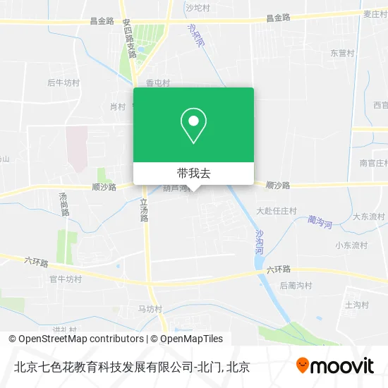 北京七色花教育科技发展有限公司-北门地图