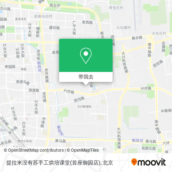 提拉米没有苏手工烘培课堂(首座御园店)地图