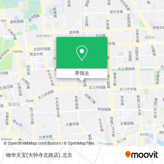 物华天宝(大钟寺北路店)地图