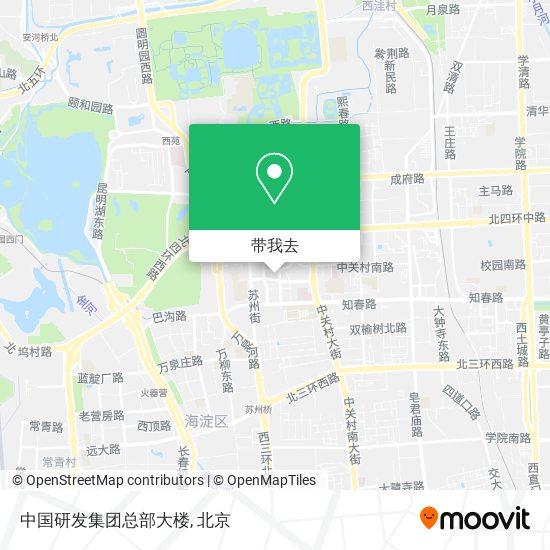 中国研发集团总部大楼地图