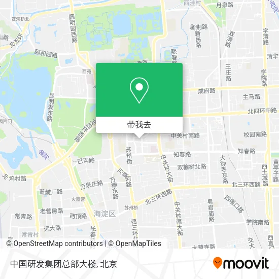 中国研发集团总部大楼地图