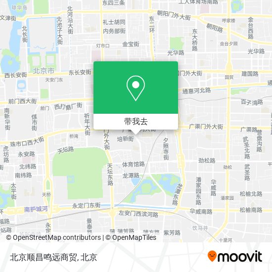 北京顺昌鸣远商贸地图