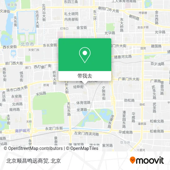 北京顺昌鸣远商贸地图