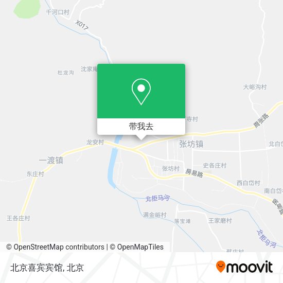 北京喜宾宾馆地图