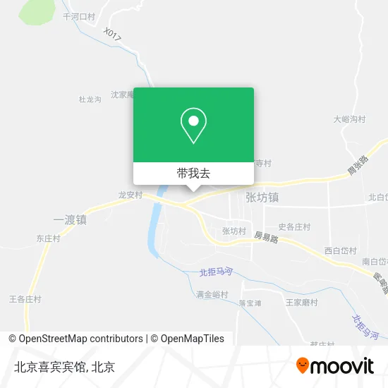 北京喜宾宾馆地图