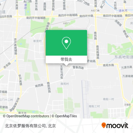 北京依梦服饰有限公司地图