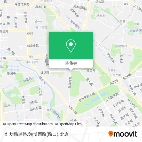 红坊路辅路/鸿博西路(路口)地图