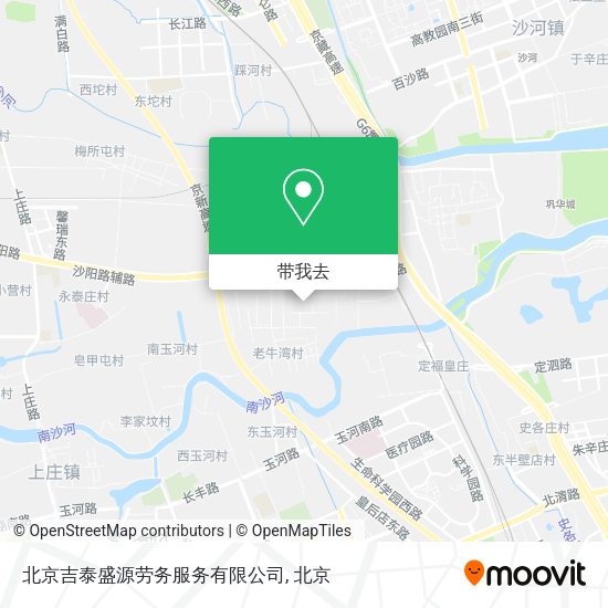 北京吉泰盛源劳务服务有限公司地图
