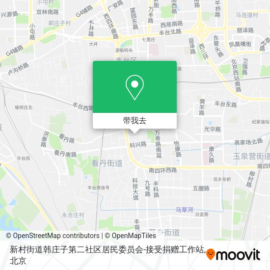 新村街道韩庄子第二社区居民委员会-接受捐赠工作站地图
