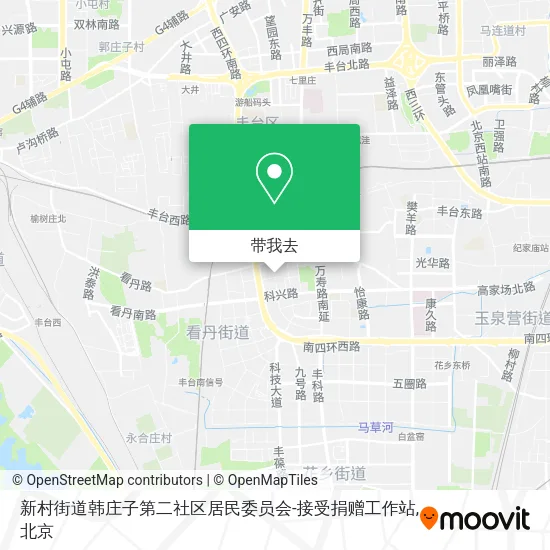 新村街道韩庄子第二社区居民委员会-接受捐赠工作站地图