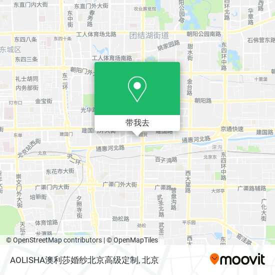 AOLISHA澳利莎婚纱北京高级定制地图