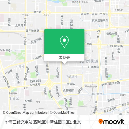 华商三优充电站(西城区中新佳园二区)地图
