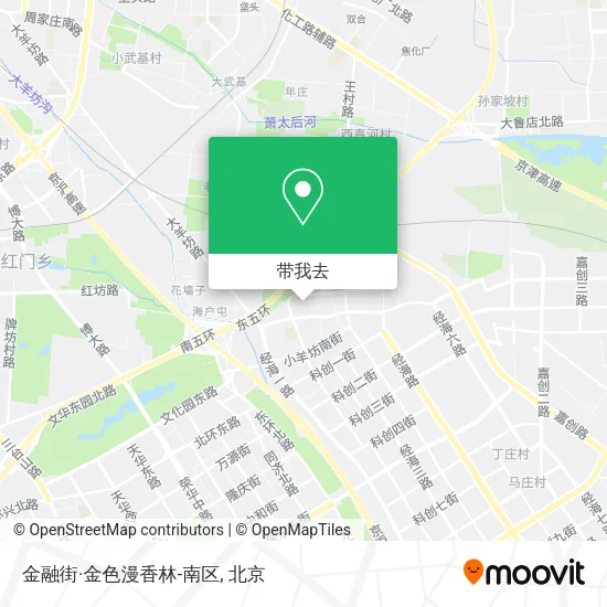 金融街·金色漫香林-南区地图