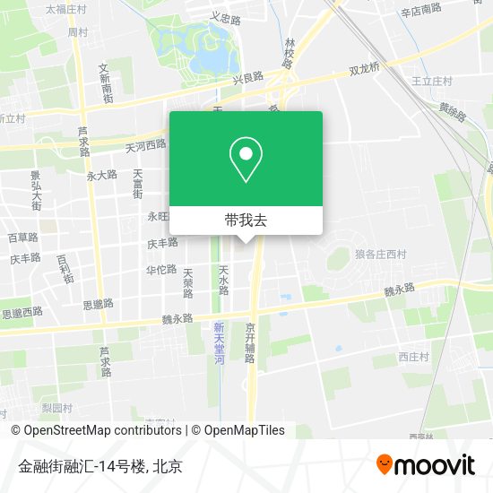 金融街融汇-14号楼地图