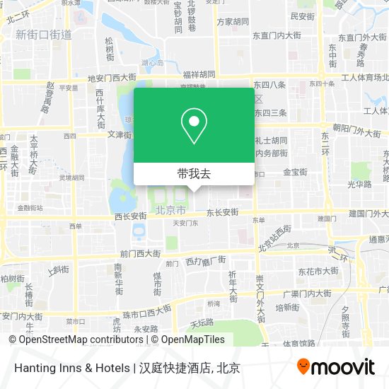 Hanting Inns & Hotels | 汉庭快捷酒店地图