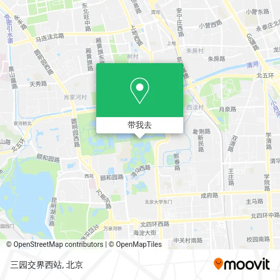 三园交界西站地图