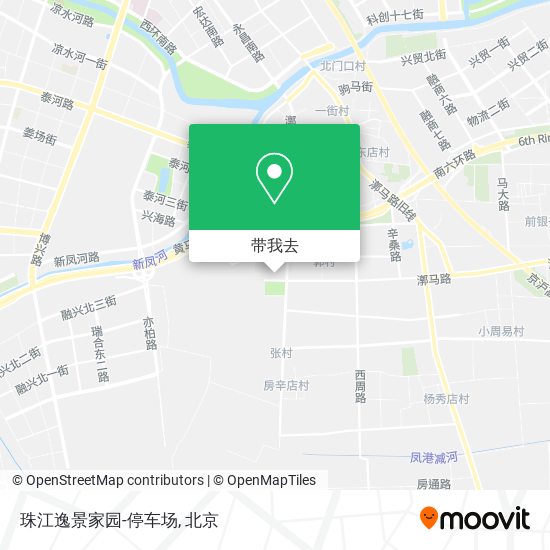 珠江逸景家园-停车场地图