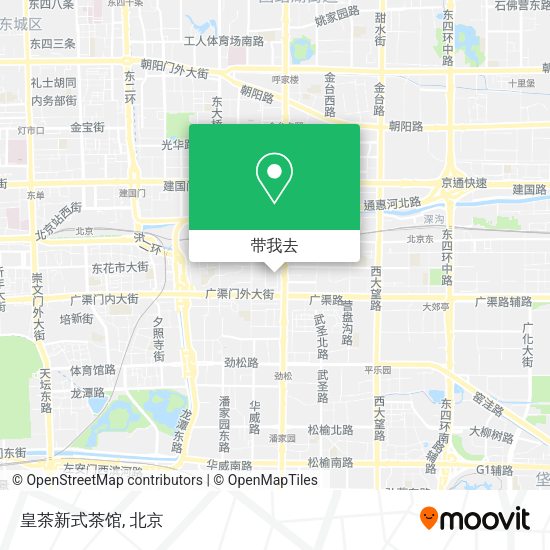 皇茶新式茶馆地图