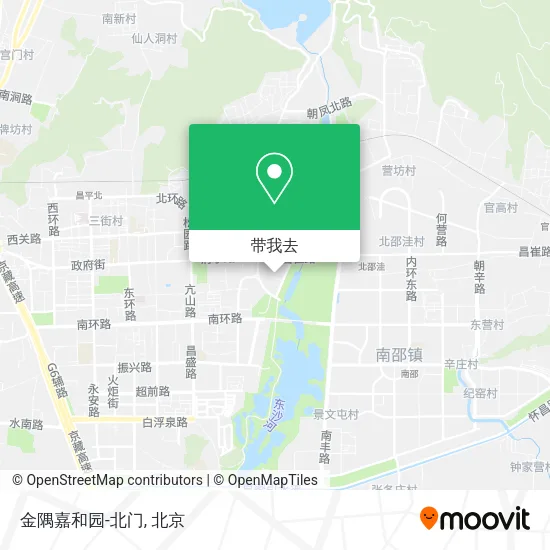 金隅嘉和园-北门地图