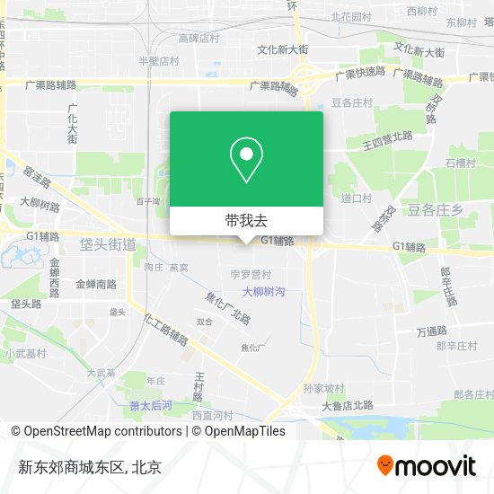 新东郊商城东区地图