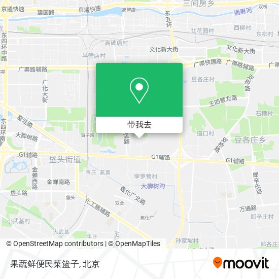 果蔬鲜便民菜篮子地图