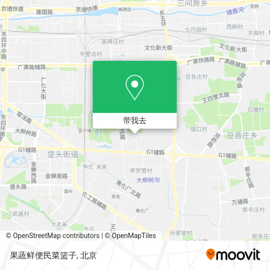 果蔬鲜便民菜篮子地图