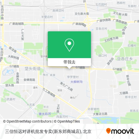 三信恒远对讲机批发专卖(新东郊商城店)地图