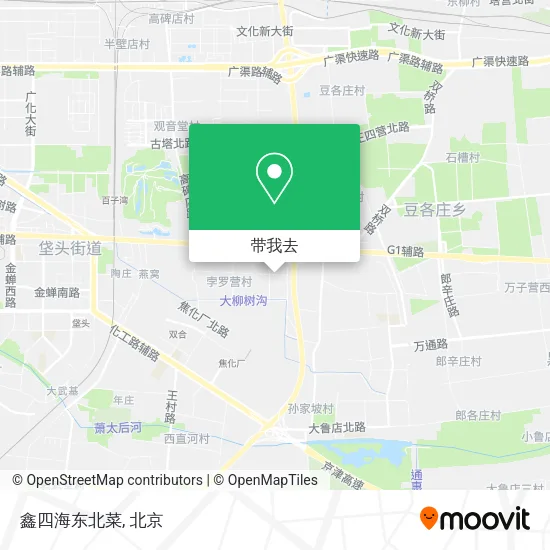 鑫四海东北菜地图