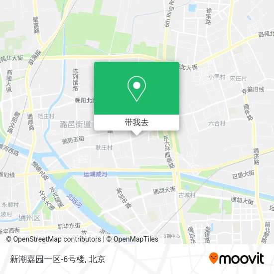 新潮嘉园一区-6号楼地图