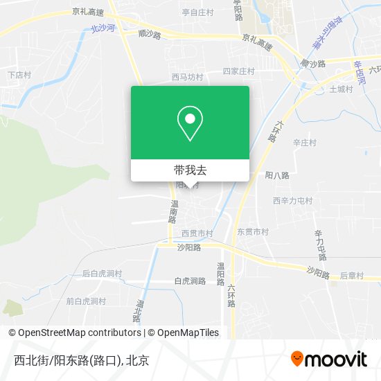 西北街/阳东路(路口)地图