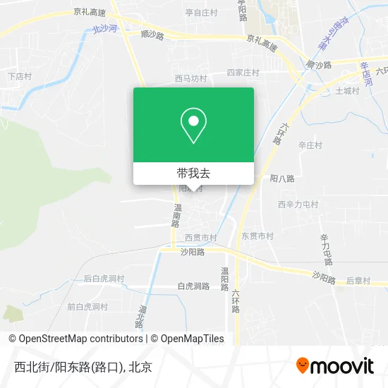 西北街/阳东路(路口)地图