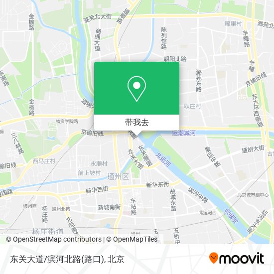 东关大道/滨河北路(路口)地图