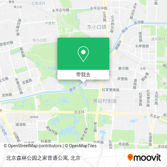 北京森林公园之家普通公寓地图