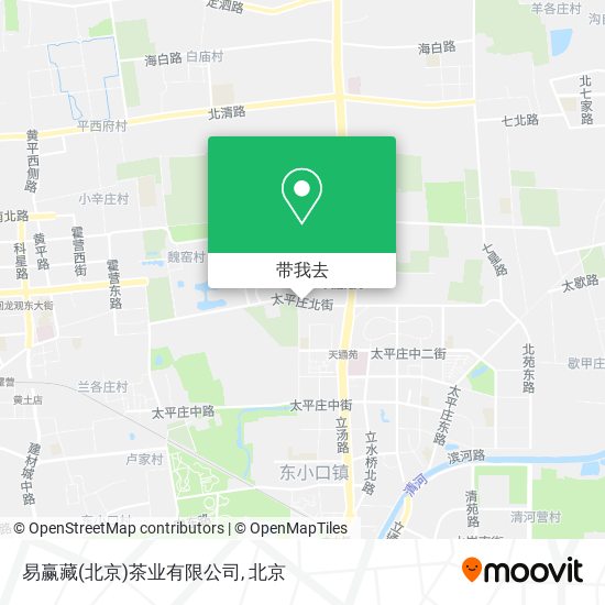 易赢藏(北京)茶业有限公司地图