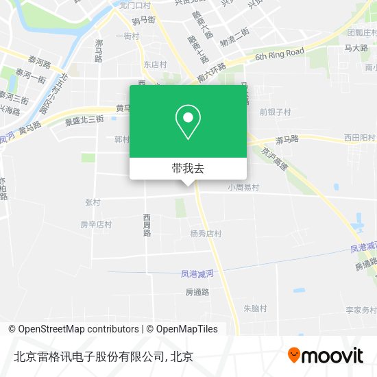 北京雷格讯电子股份有限公司地图