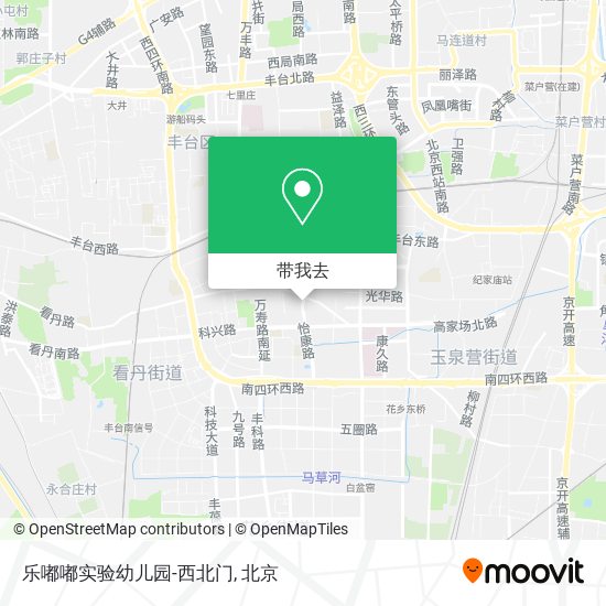 乐嘟嘟实验幼儿园-西北门地图