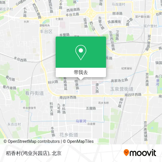 稻香村(鸿业兴园店)地图